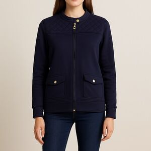 Ralph Lauren Women's Quilted Navy Jacket